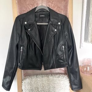 Express Faux Leather Jacket - Small
